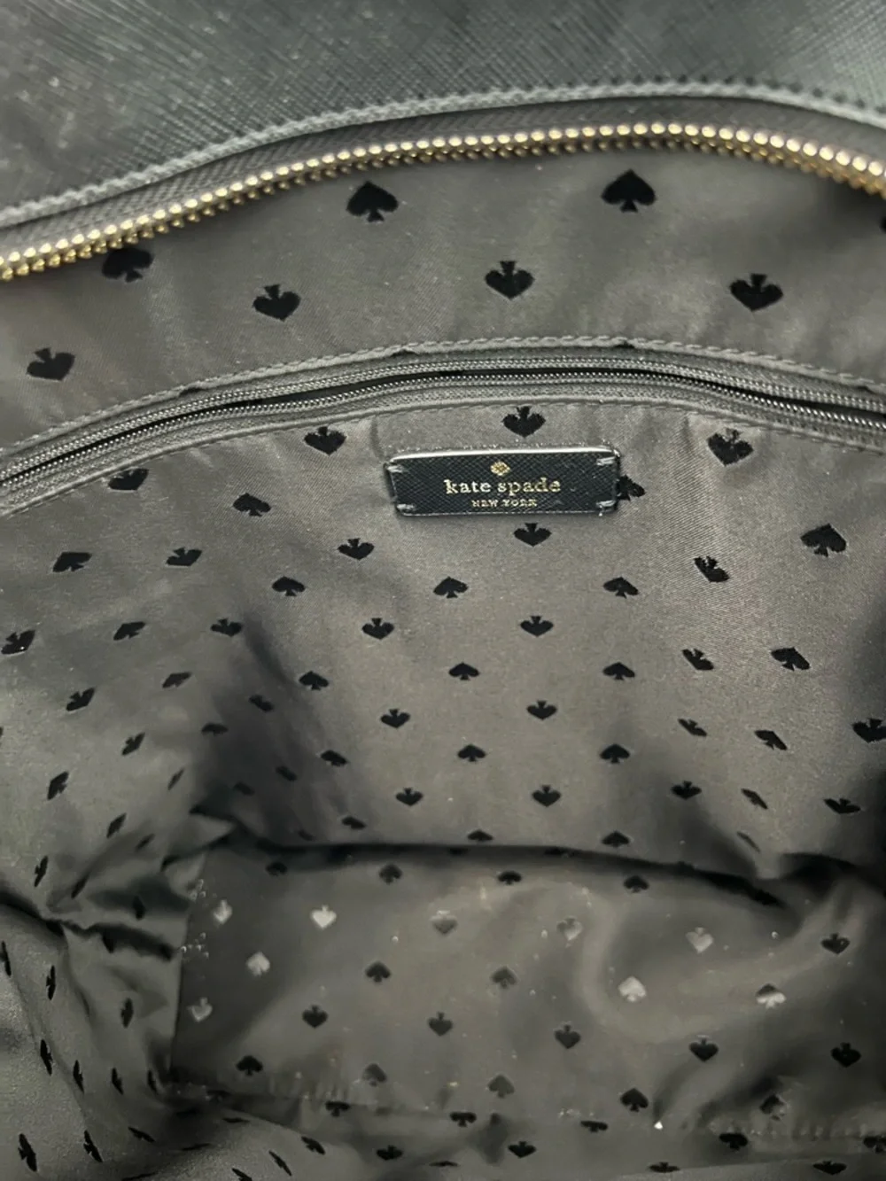 kate spade Black Sparkle Tote - Picture 8 of 8
